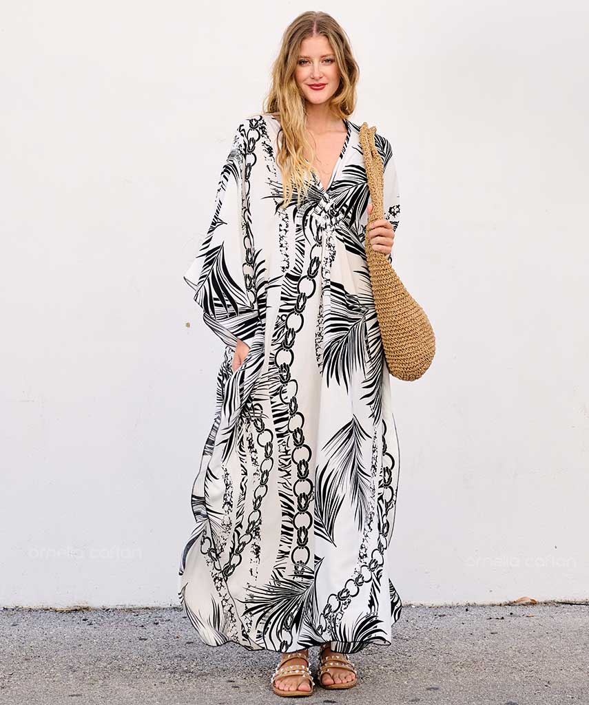 Lockerer, lässiger Kaftan