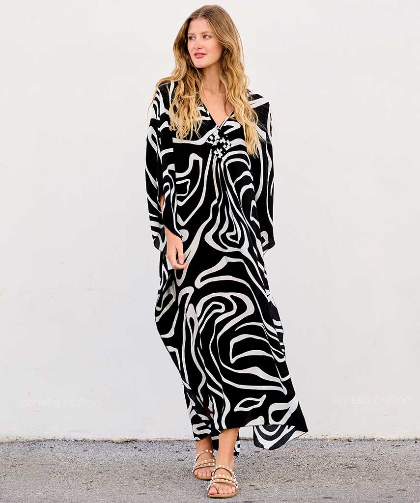 Lockerer, lässiger Kaftan