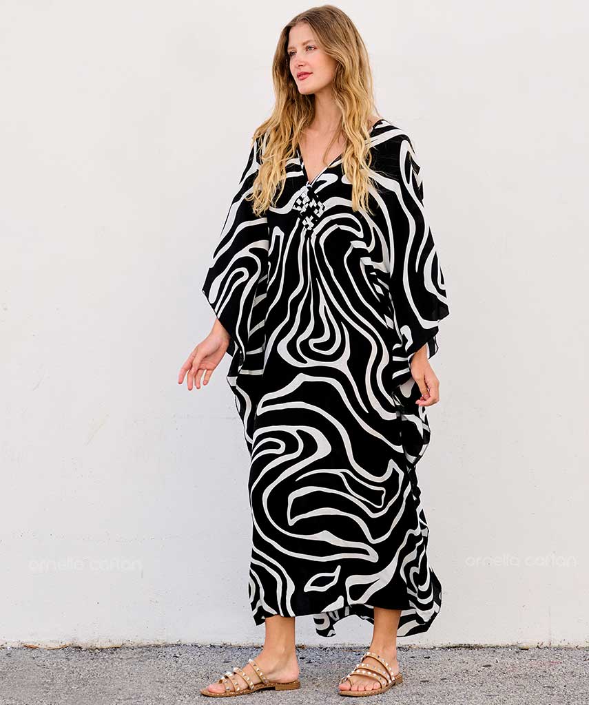 Lockerer, lässiger Kaftan