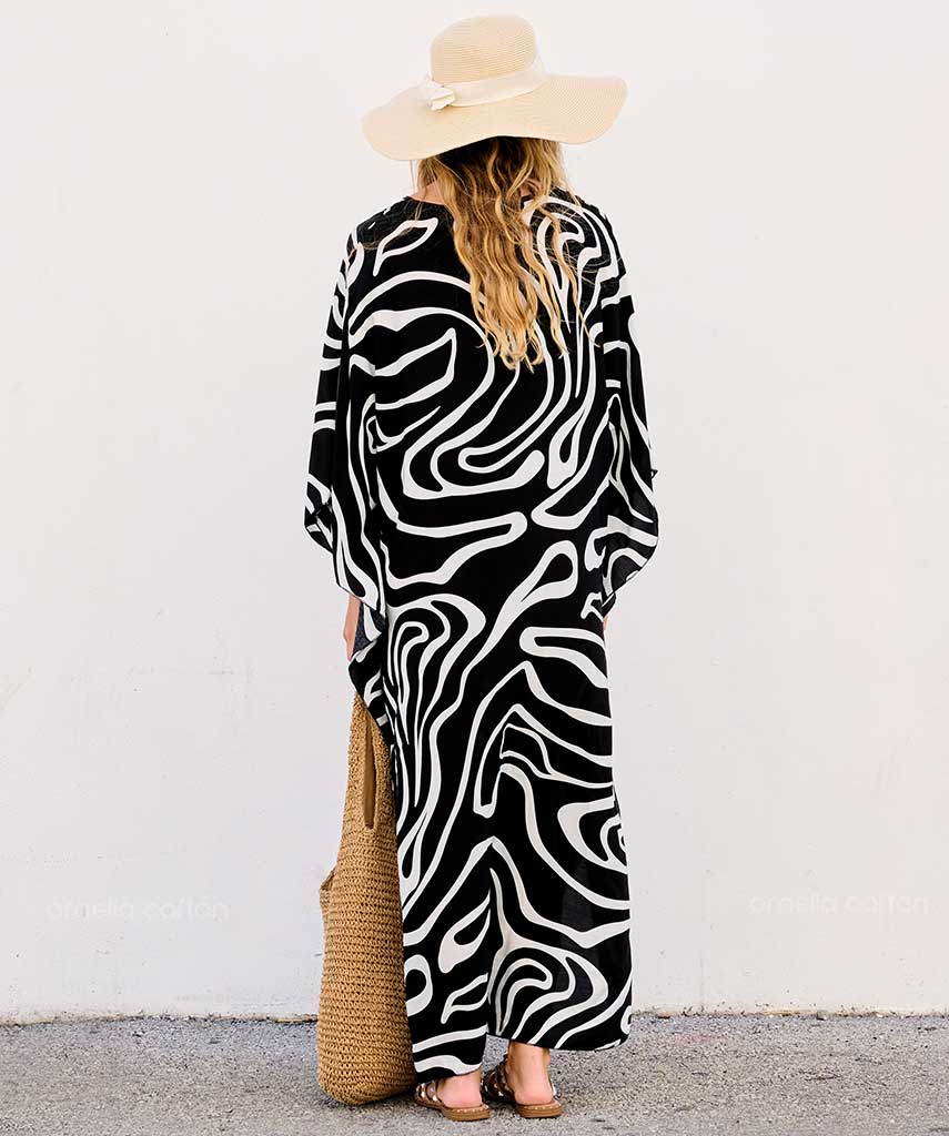 Lockerer, lässiger Kaftan
