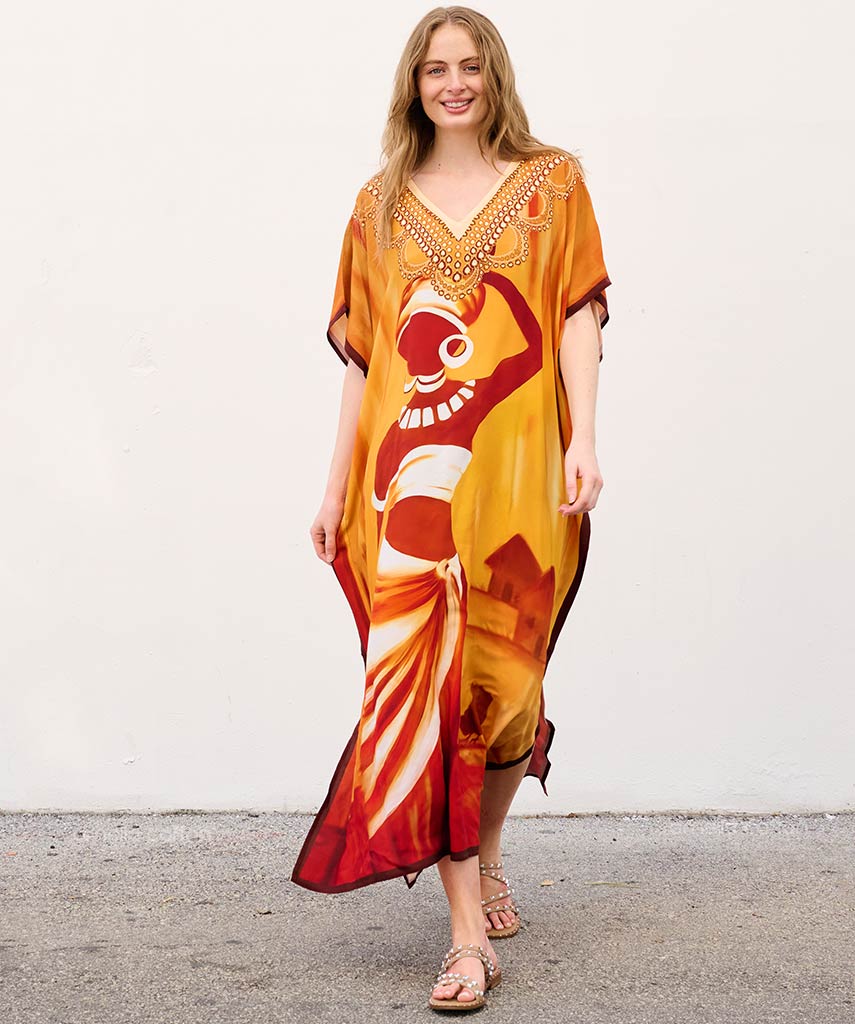 Lockerer, lässiger Kaftan