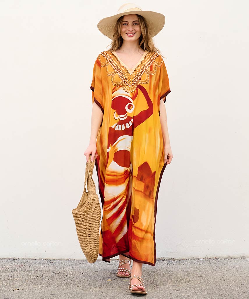 Lockerer, lässiger Kaftan