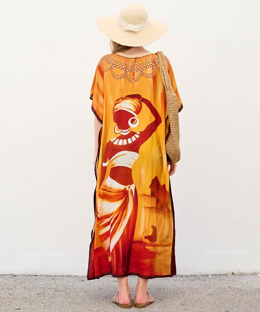 Lockerer, lässiger Kaftan