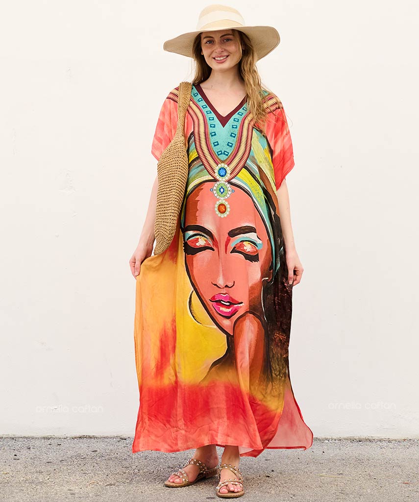 Lockerer, lässiger Kaftan