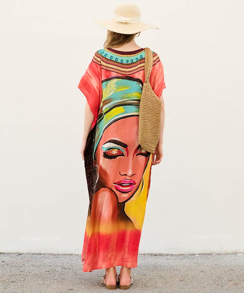 Lockerer, lässiger Kaftan
