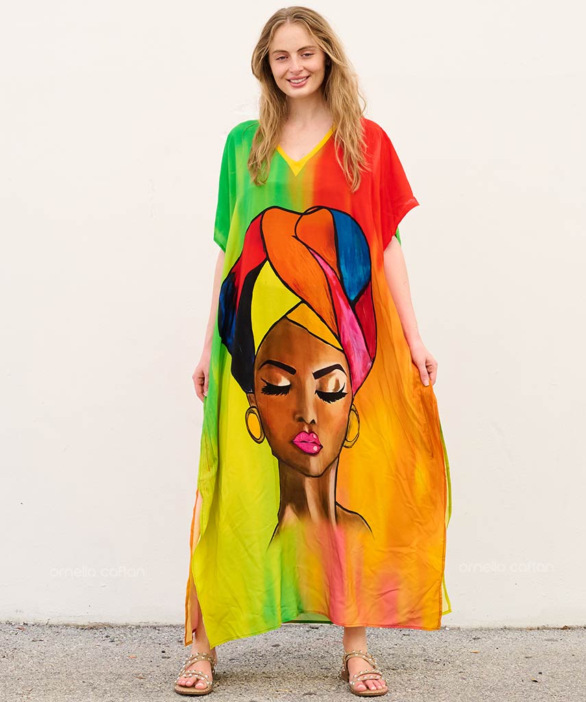 Lockerer, lässiger Kaftan