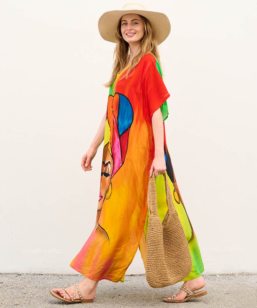 Lockerer, lässiger Kaftan