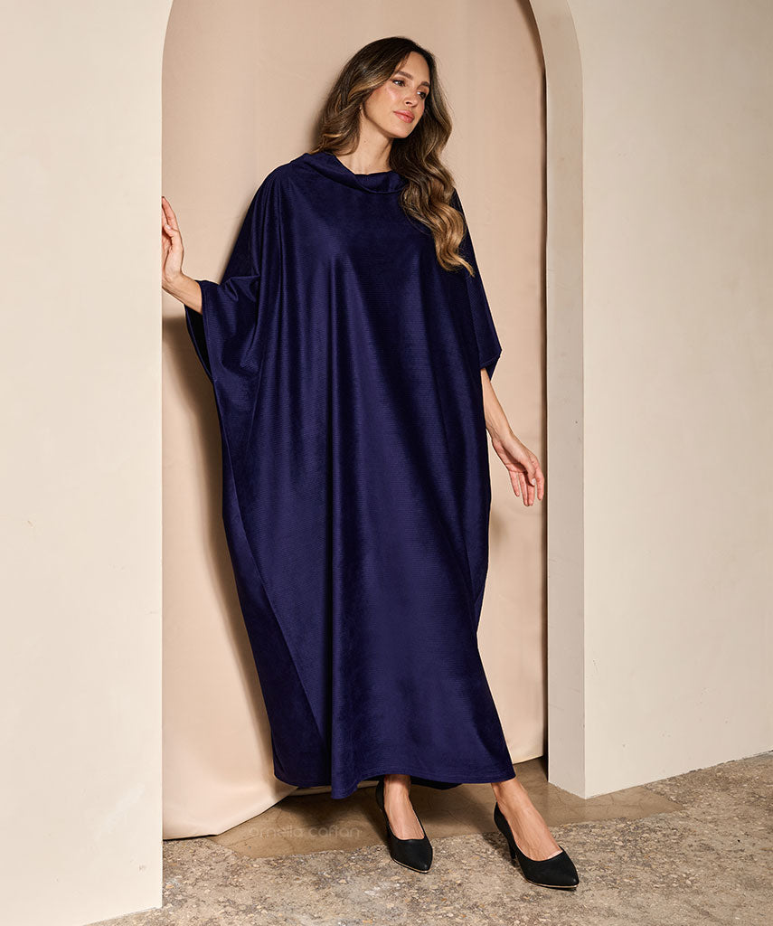 Warmer, gemütlicher Samt-Kaftan