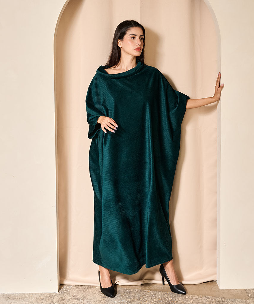Warmer, gemütlicher Samt-Kaftan