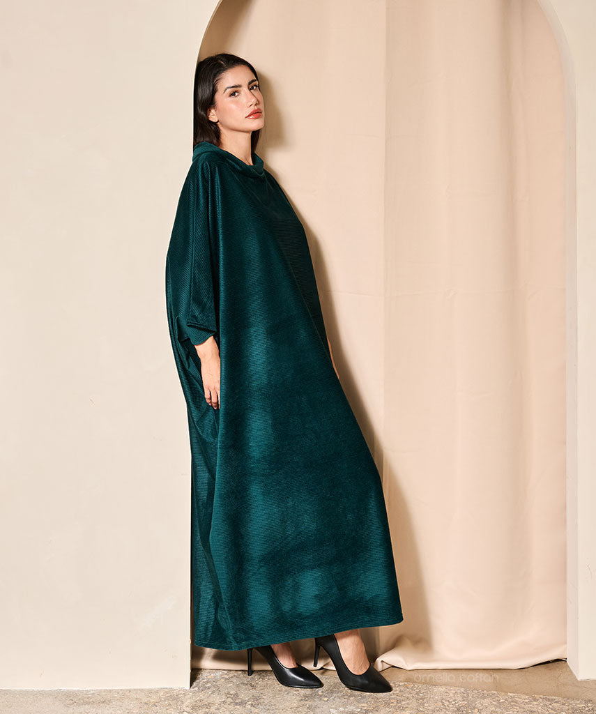 Warmer, gemütlicher Samt-Kaftan