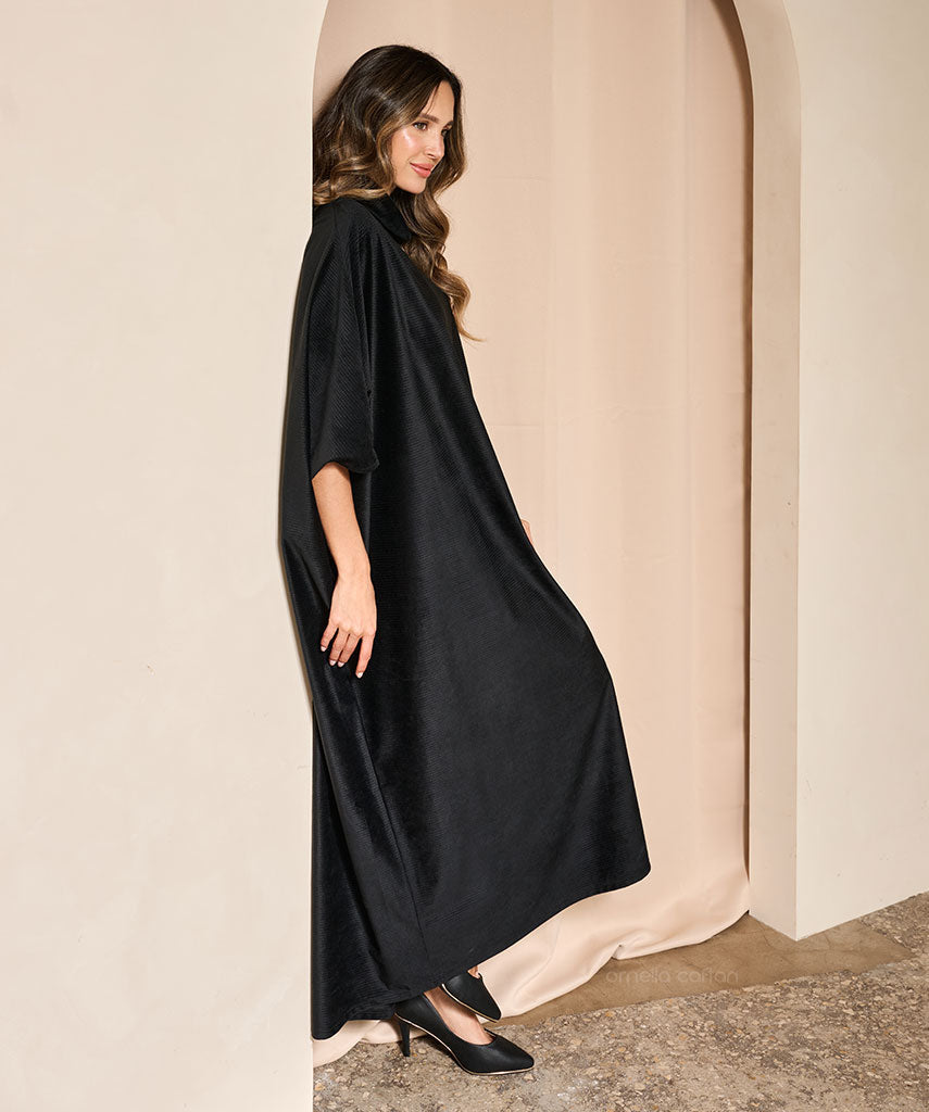 Warmer, gemütlicher Samt-Kaftan