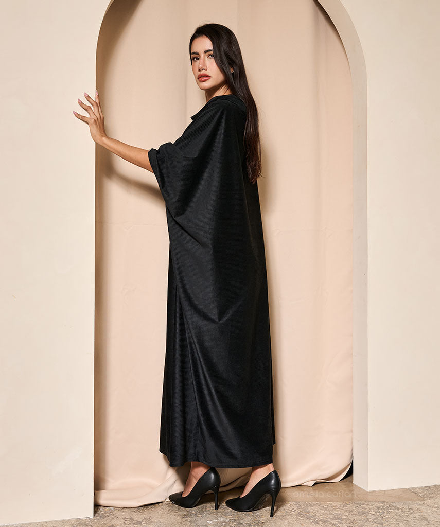 Warmer, gemütlicher Samt-Kaftan
