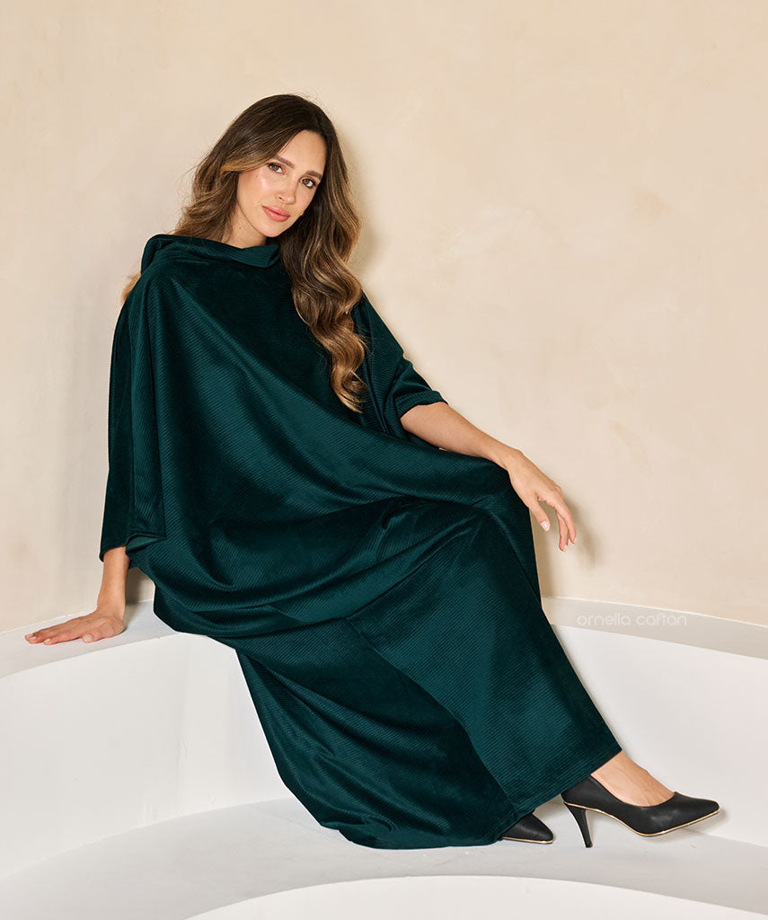 Warmer, gemütlicher Samt-Kaftan