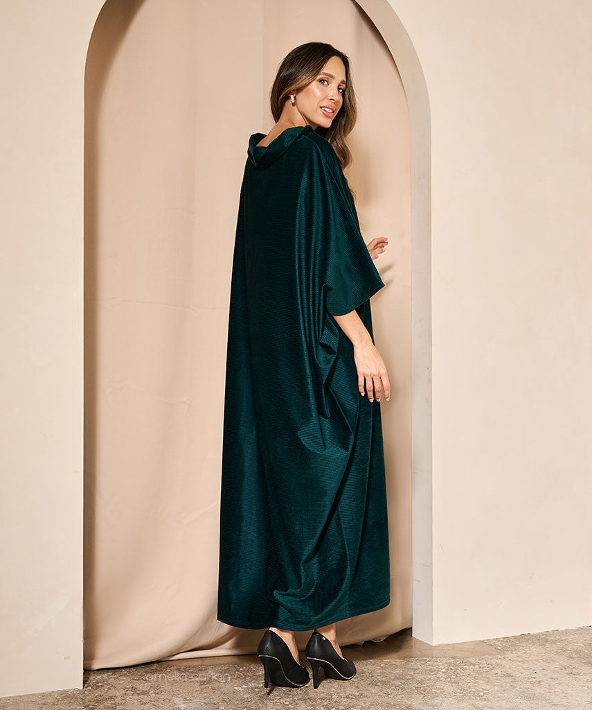 Warmer, gemütlicher Samt-Kaftan