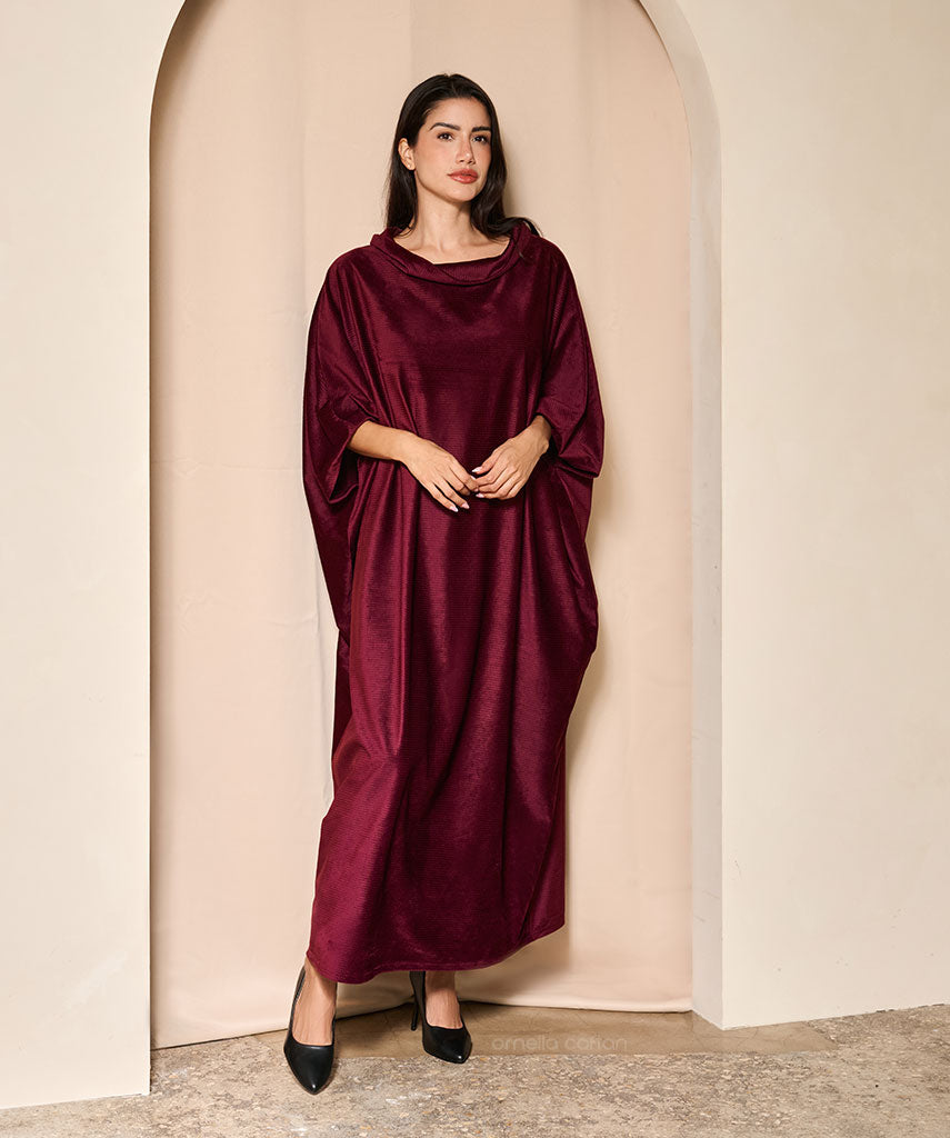 Warmer, gemütlicher Samt-Kaftan