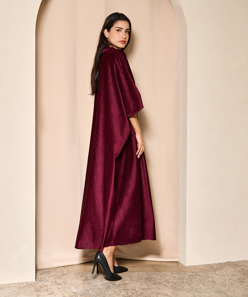Warmer, gemütlicher Samt-Kaftan