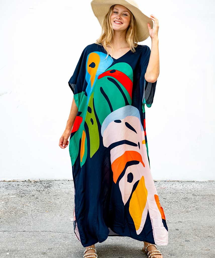 Lockerer, lässiger Kaftan