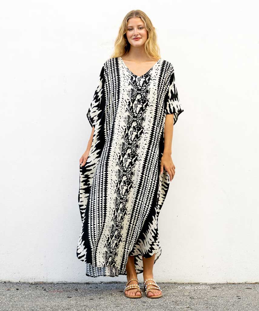Lockerer, lässiger Kaftan