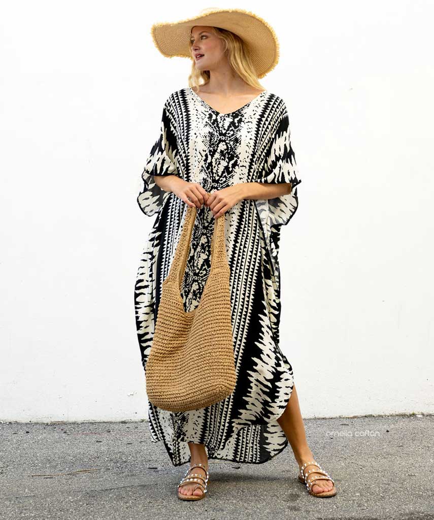 Lockerer, lässiger Kaftan