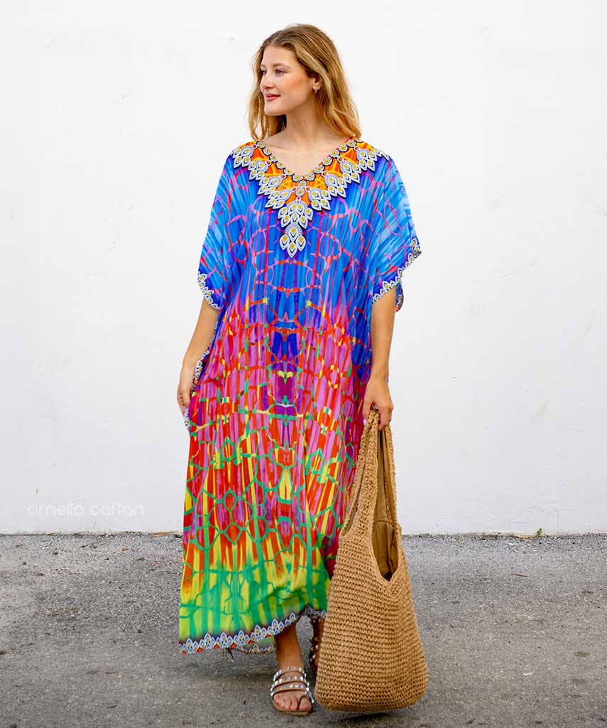 Lockerer, lässiger Kaftan