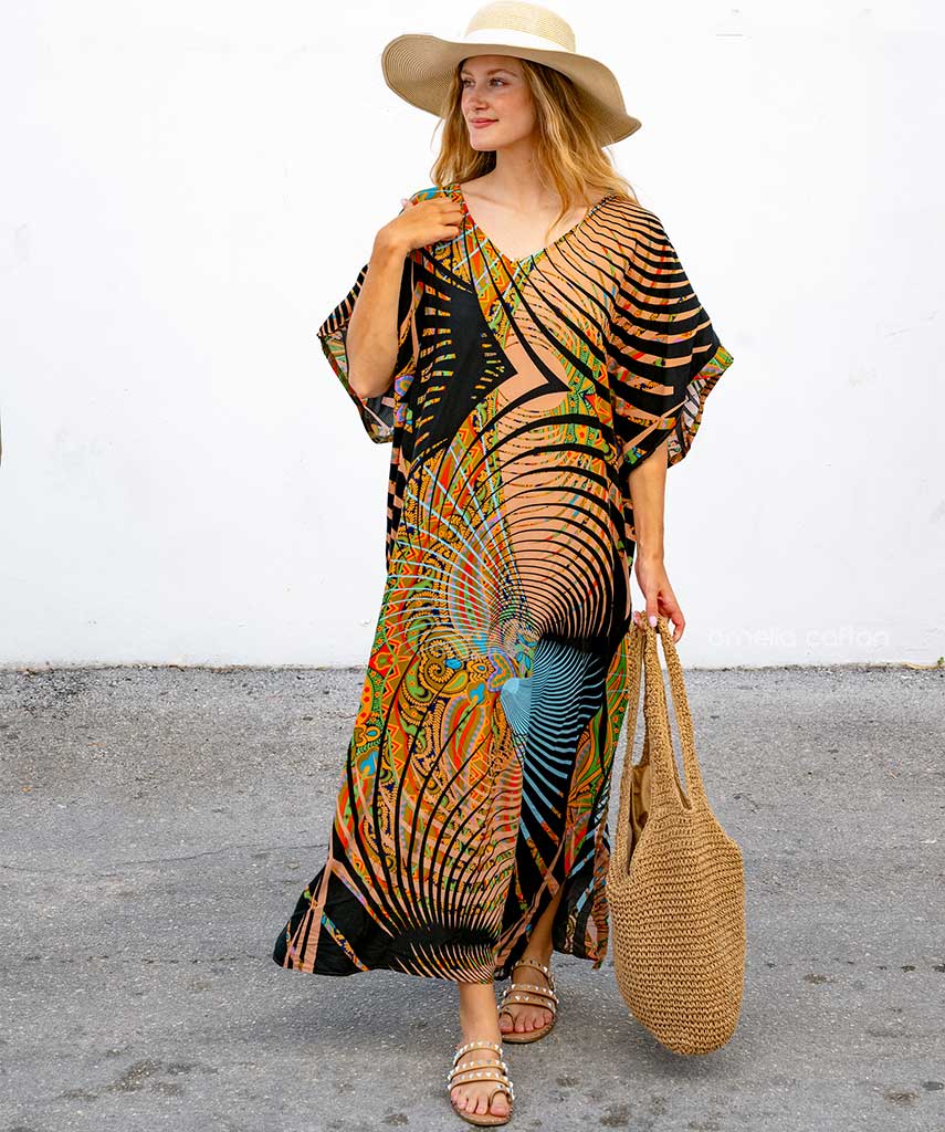 Lockerer, lässiger Kaftan
