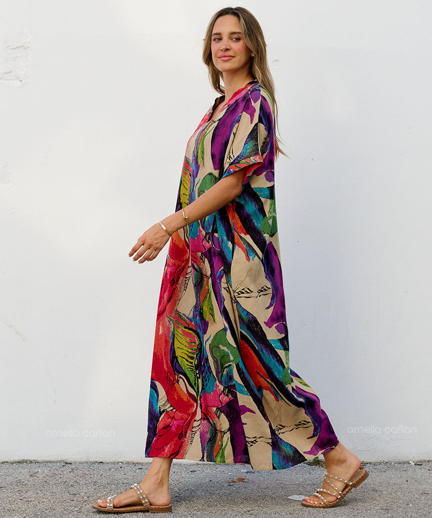 Lässiges Kleid mit Taschen