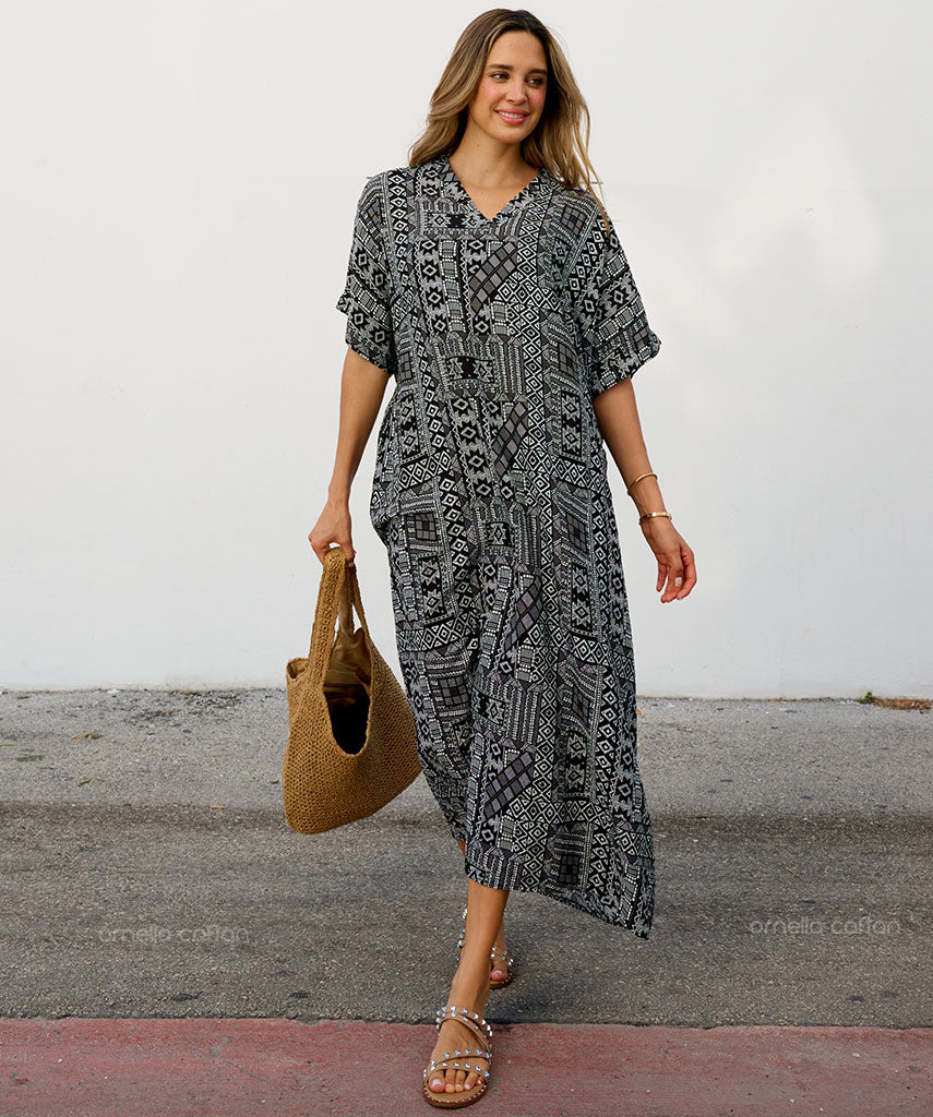 Lässiges Kleid mit Taschen