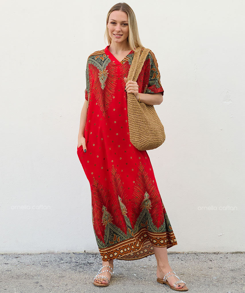 Lässiges Kleid mit Taschen