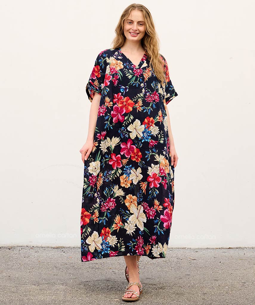 Lässiges Kleid mit Taschen