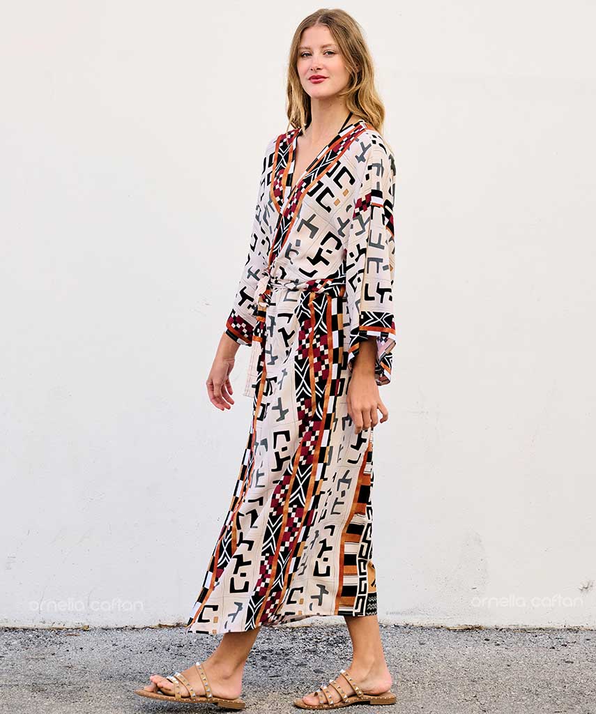 Lockerer, lässiger Kimono