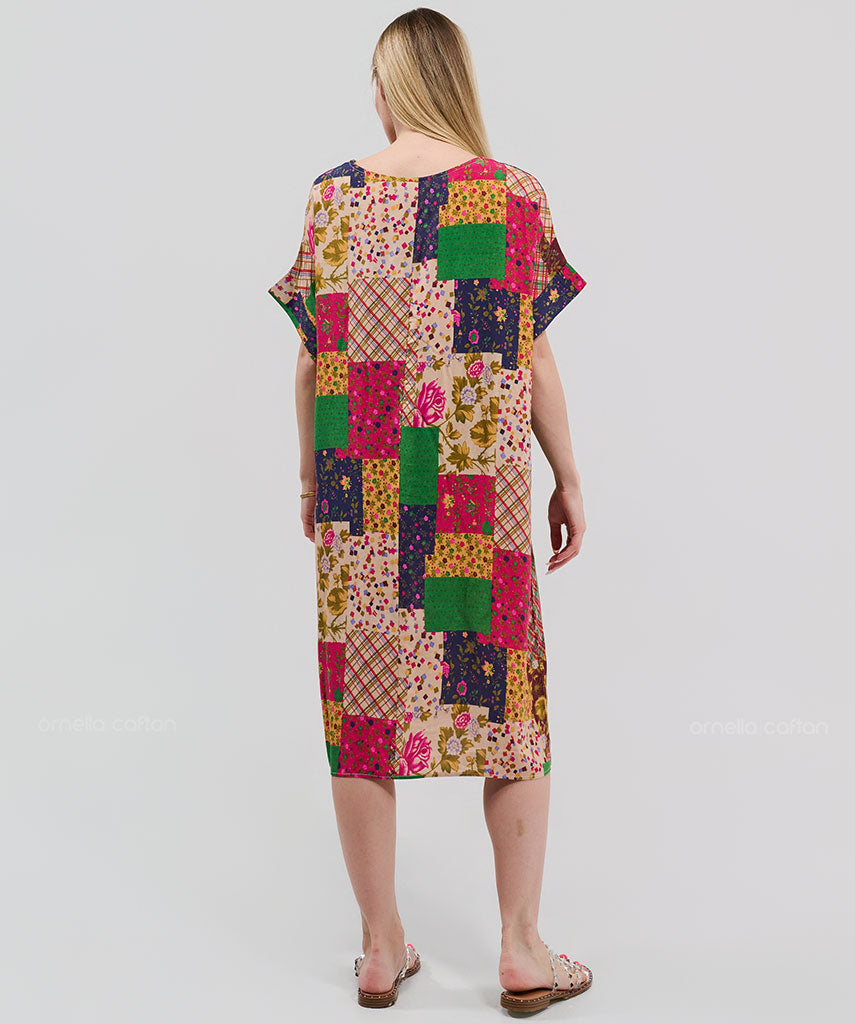 Kurzes, lässiges Taschenkleid