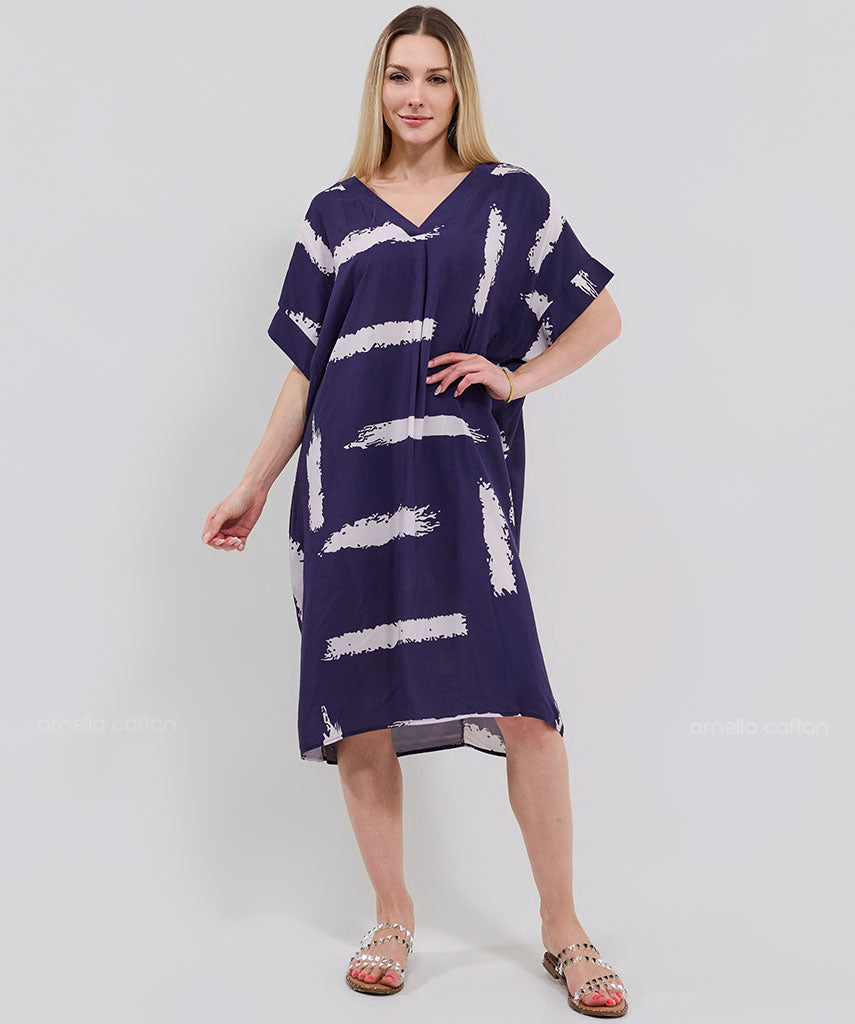 Kurzes, lässiges Taschenkleid
