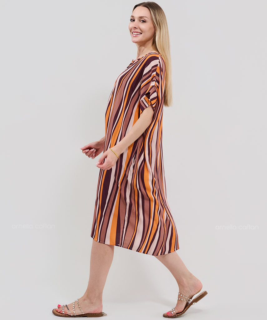 Kurzes, lässiges Taschenkleid