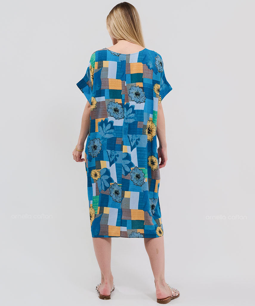 Kurzes, lässiges Taschenkleid