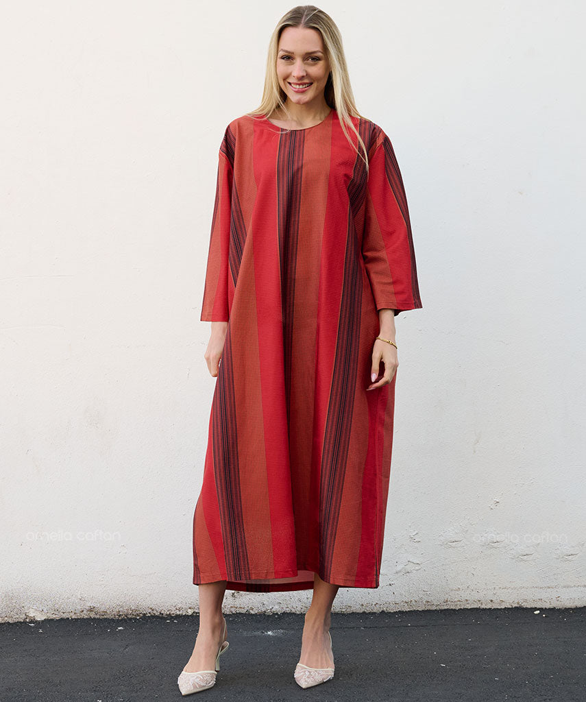 Warmer, gemütlicher Samt-Kaftan