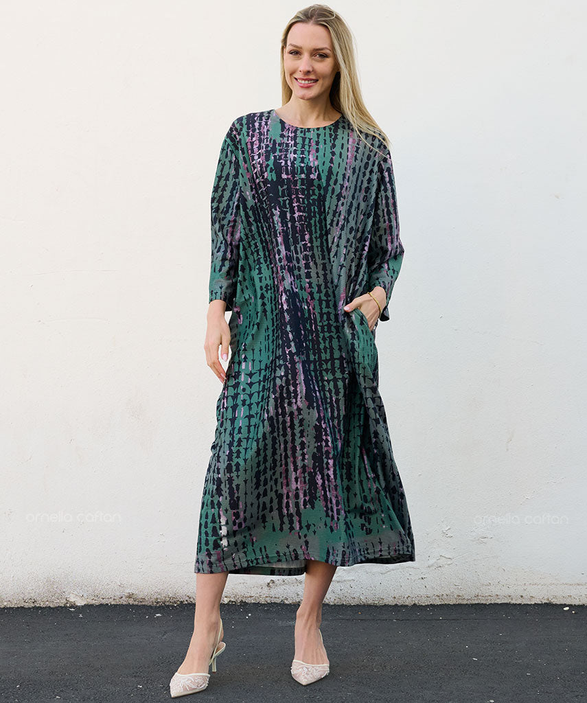 Warmer, gemütlicher Samt-Kaftan