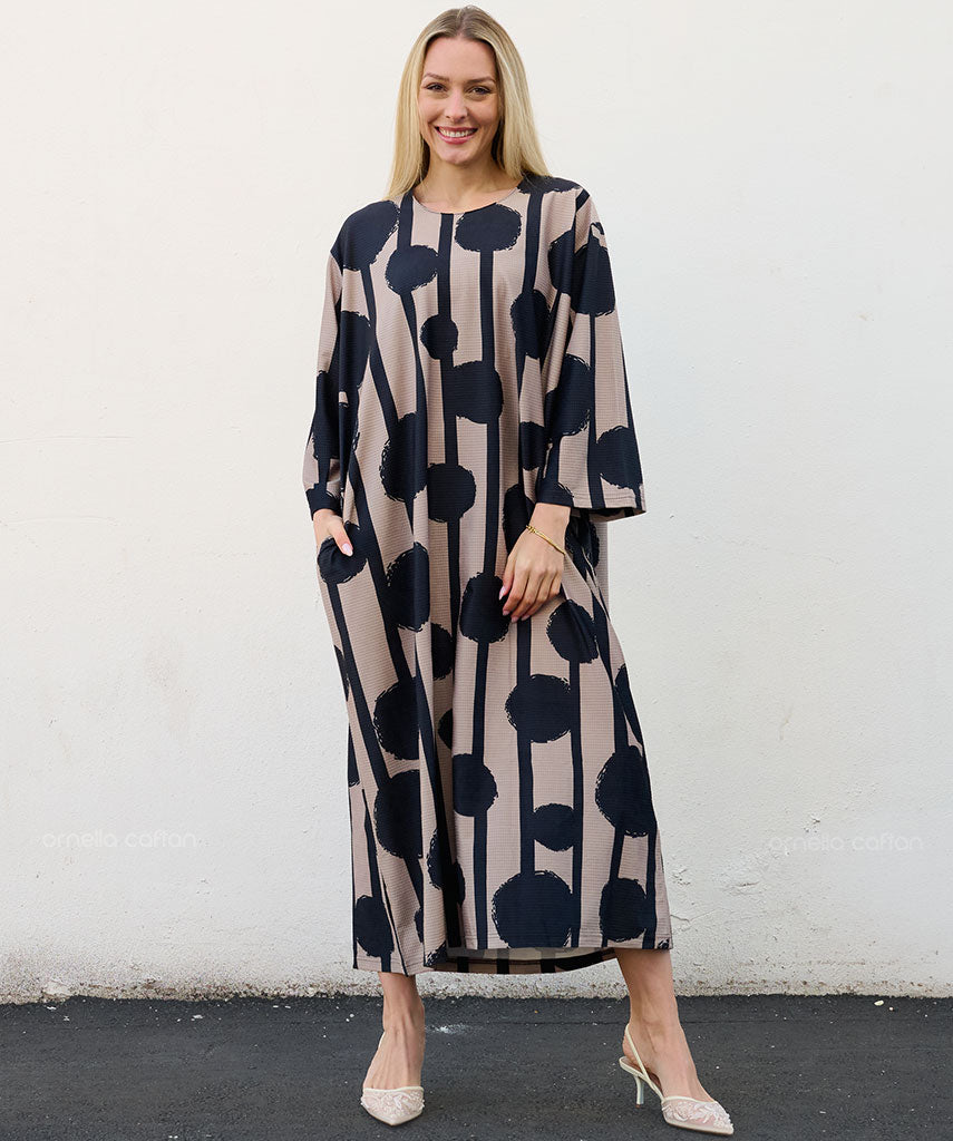 Warmer, gemütlicher Samt-Kaftan