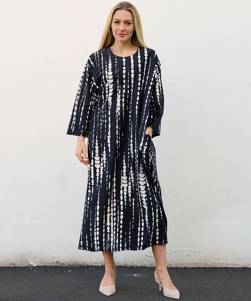 Warmer, gemütlicher Samt-Kaftan