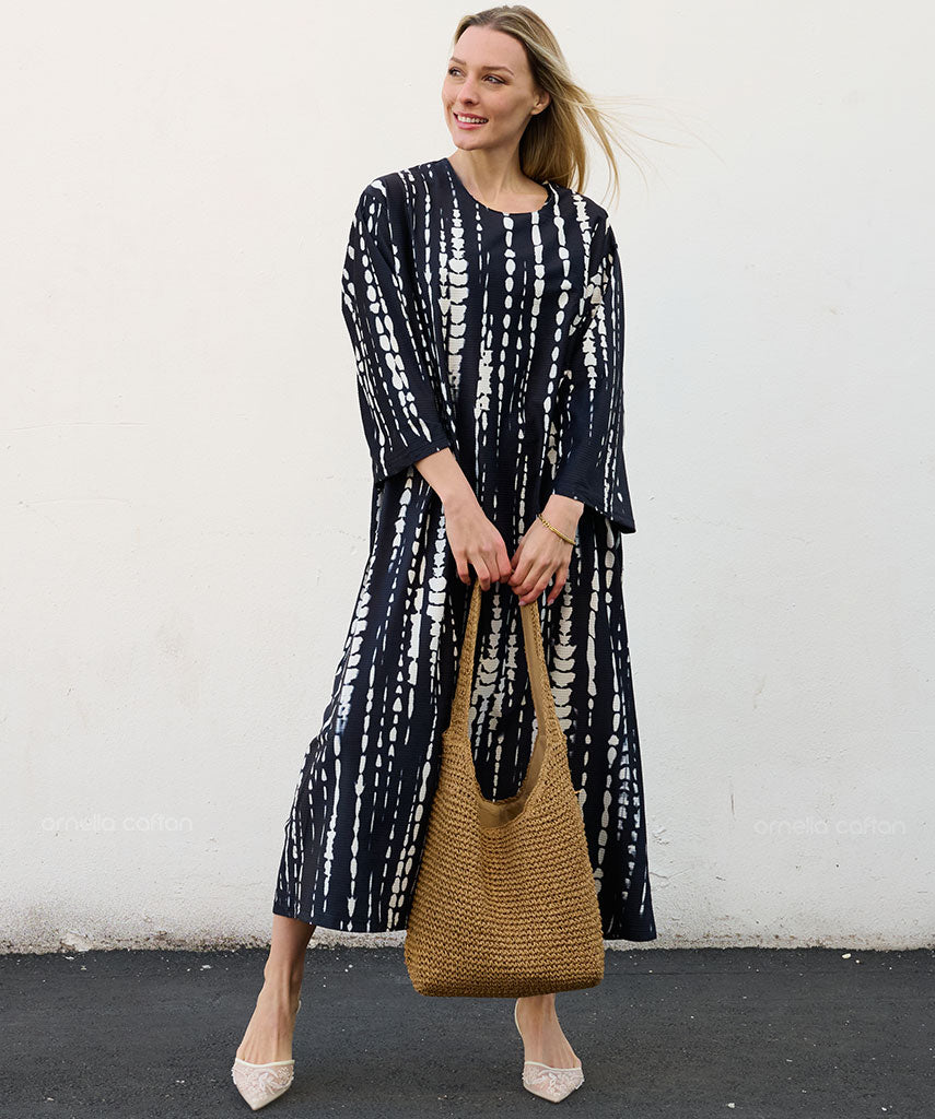 Warmer, gemütlicher Samt-Kaftan