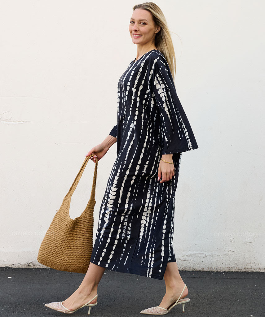 Warmer, gemütlicher Samt-Kaftan