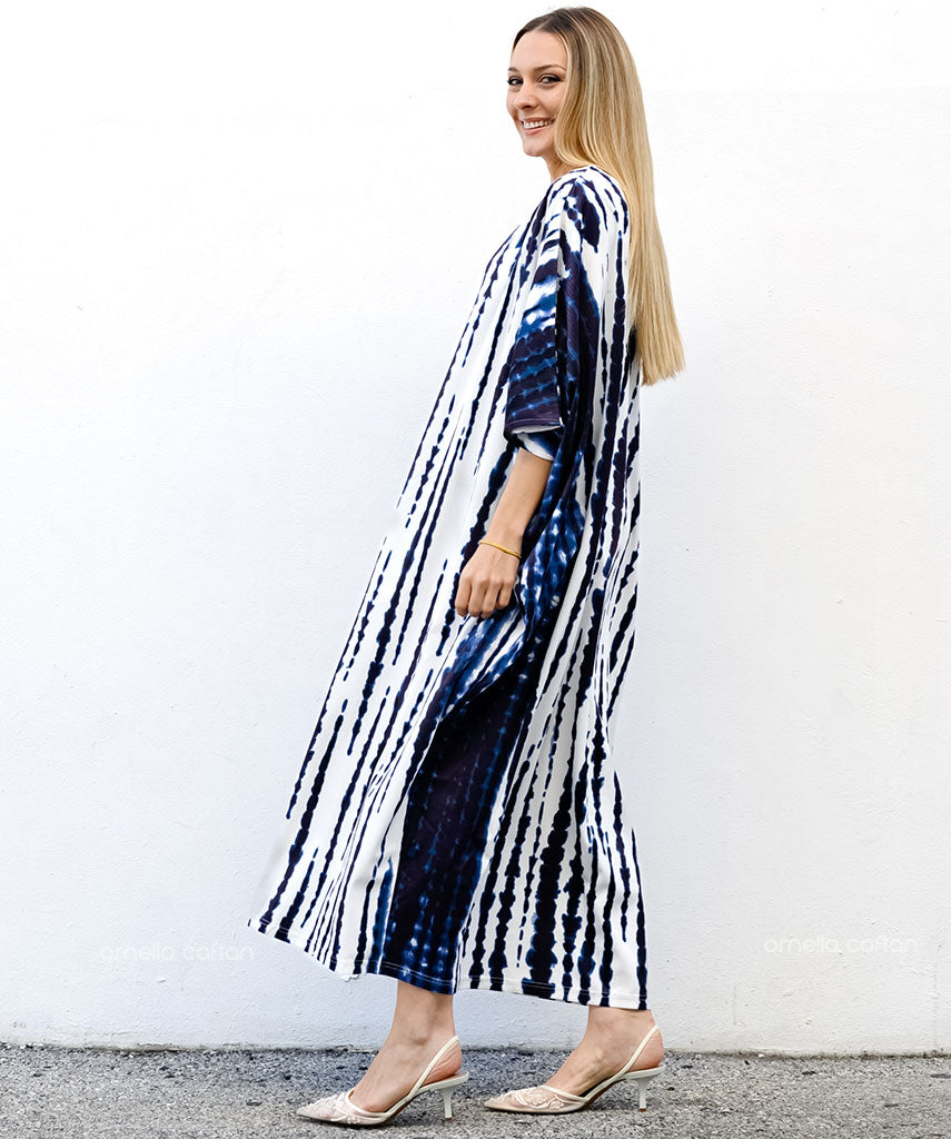 Warmer, gemütlicher Samt-Kaftan