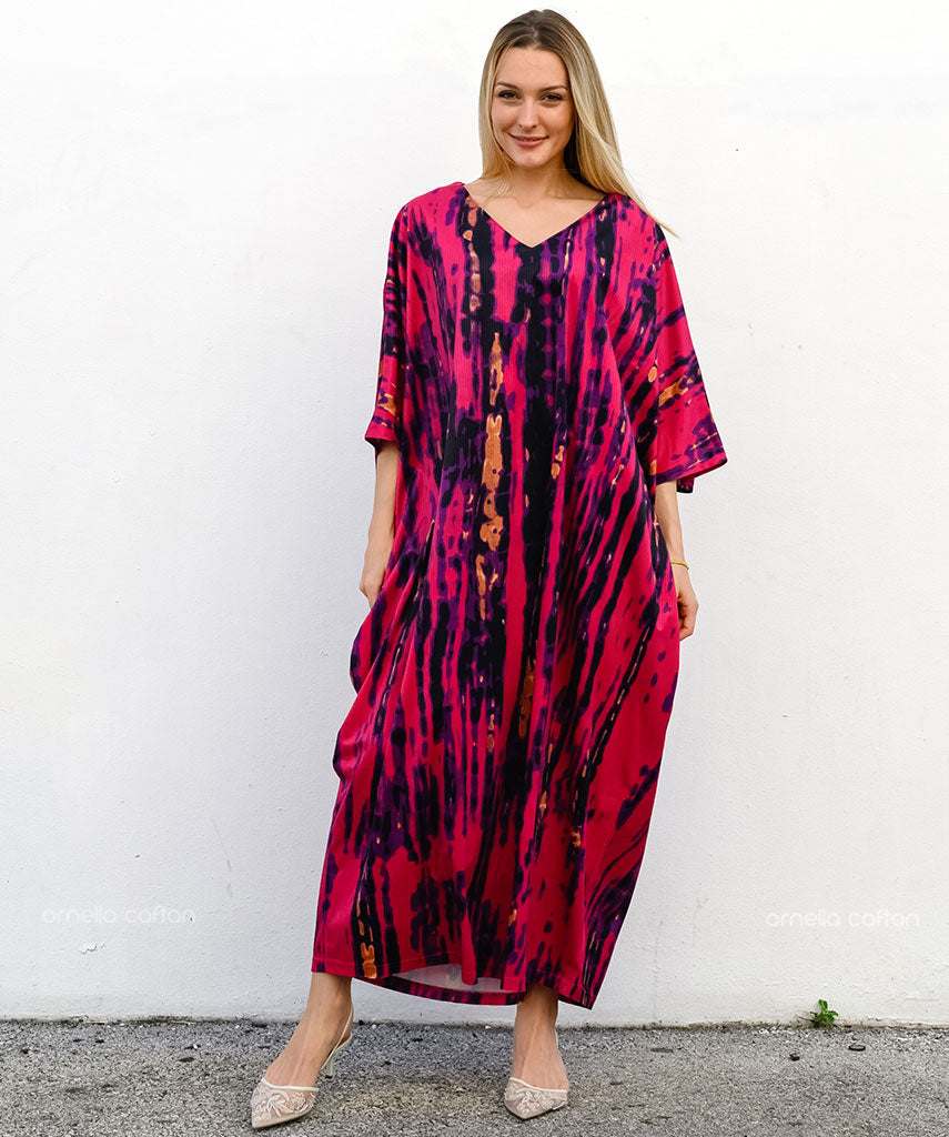 Warmer, gemütlicher Samt-Kaftan