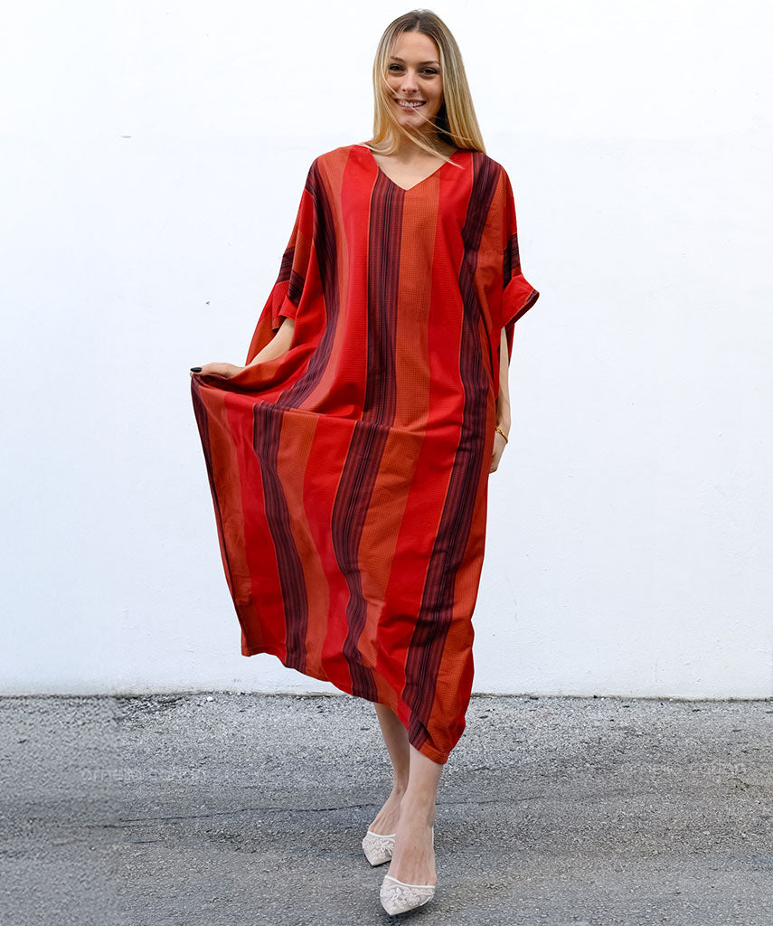 Warmer, gemütlicher Samt-Kaftan