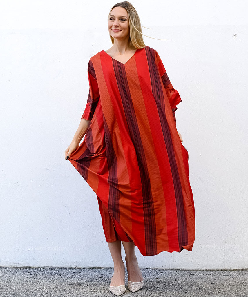 Warmer, gemütlicher Samt-Kaftan