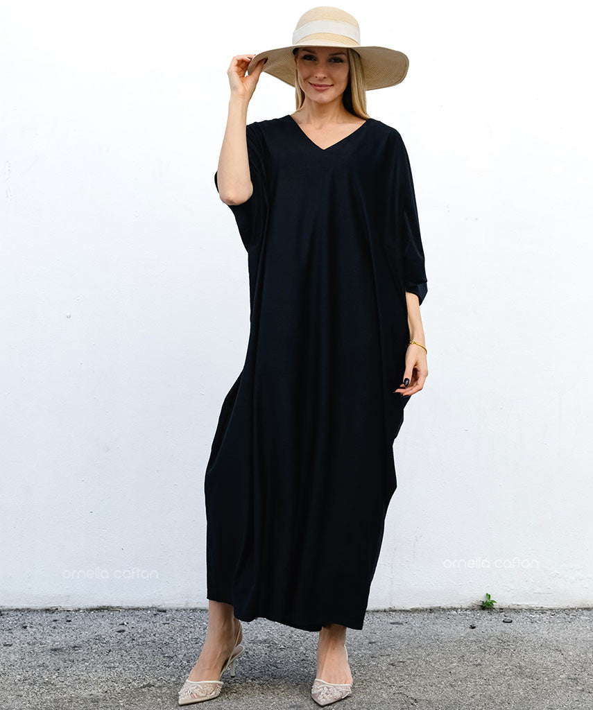 Warmer, gemütlicher Samt-Kaftan