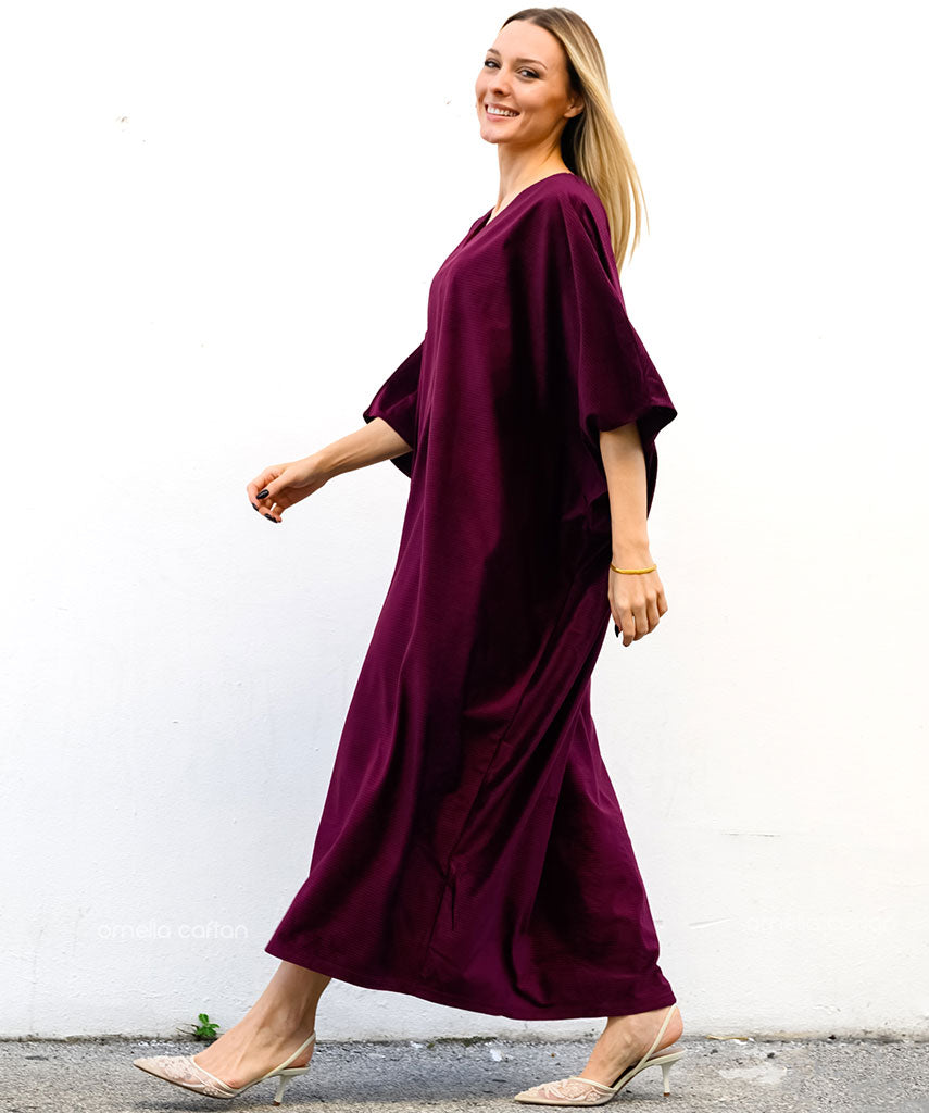 Warmer, gemütlicher Samt-Kaftan