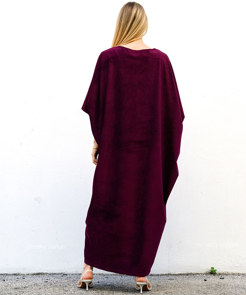 Warmer, gemütlicher Samt-Kaftan