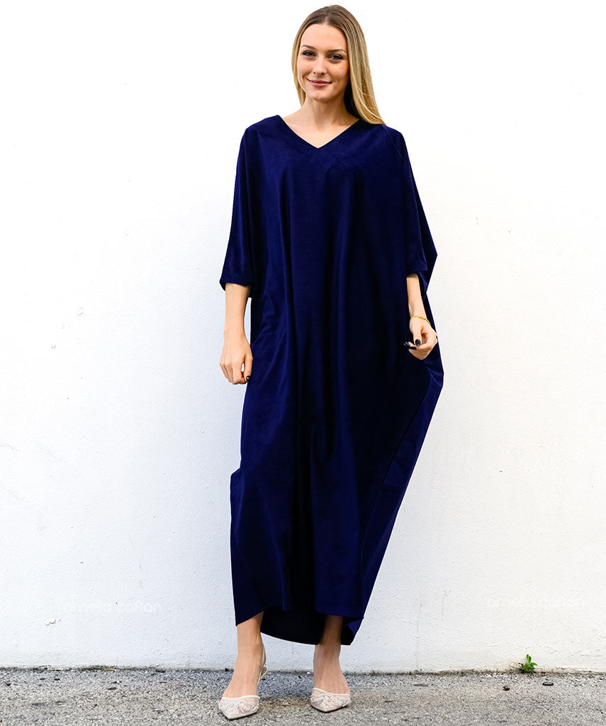 Warmer, gemütlicher Samt-Kaftan