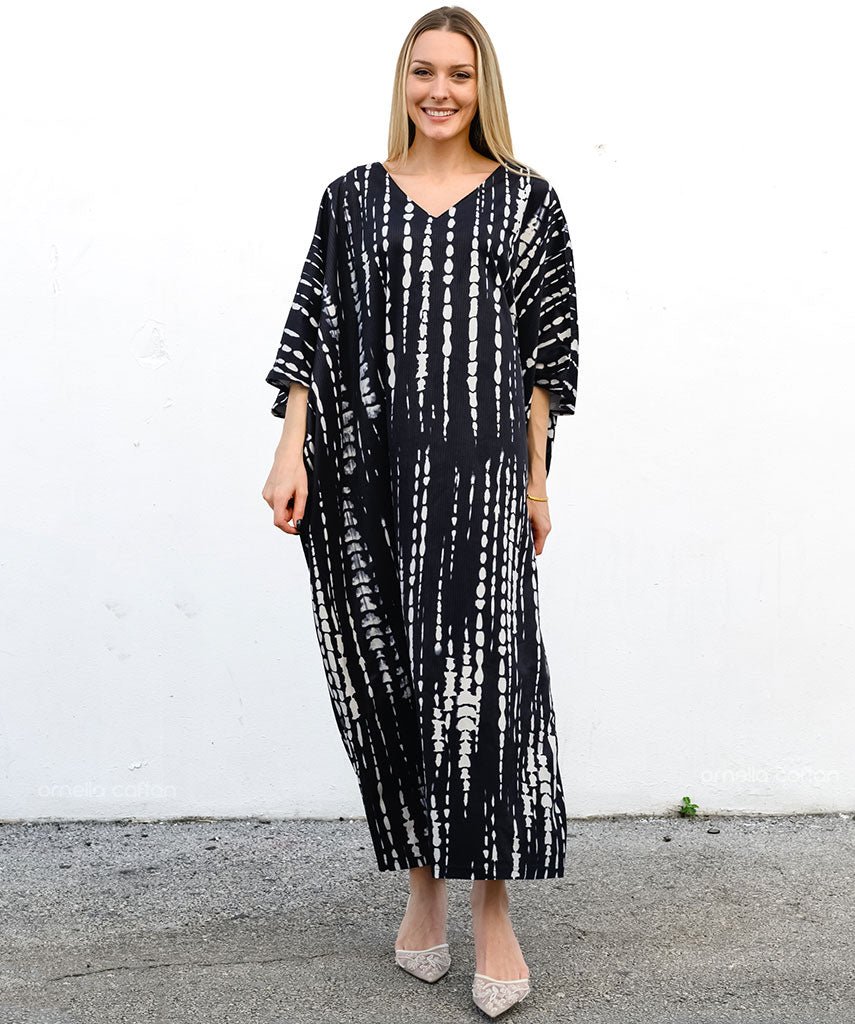 Warmer, gemütlicher Samt-Kaftan