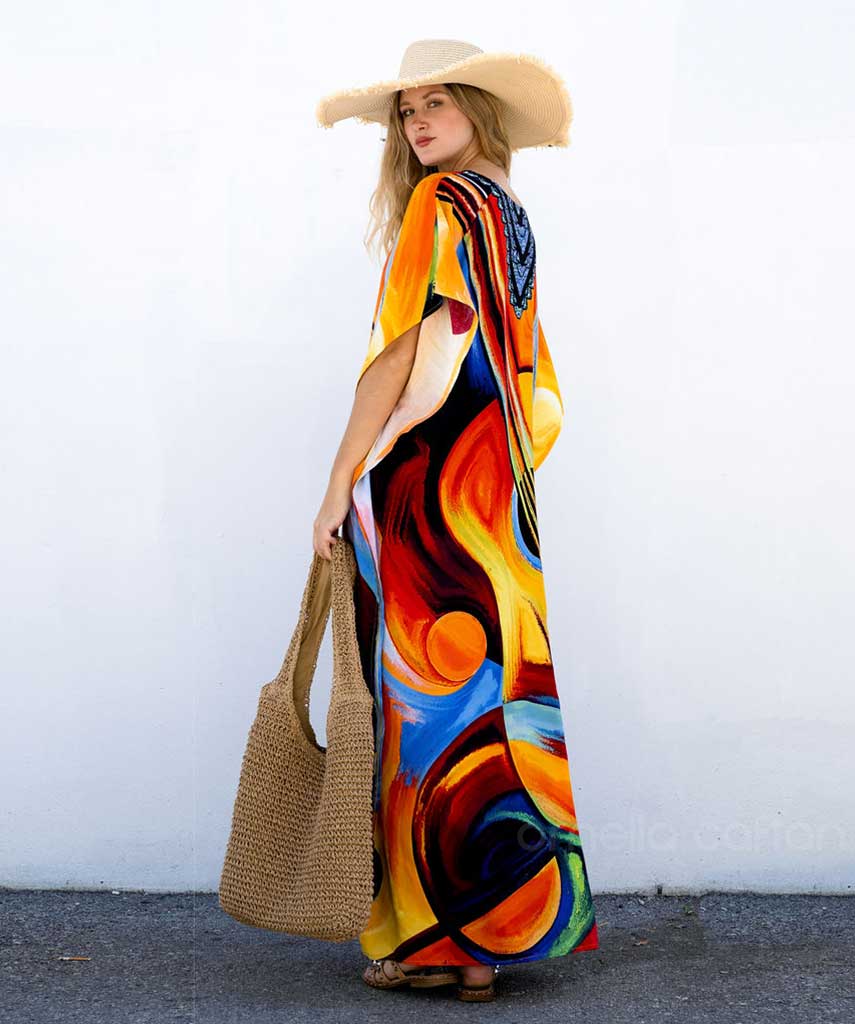 Lockerer, lässiger Kaftan